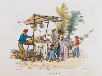 The torronaro (nougat seller) by Italian School