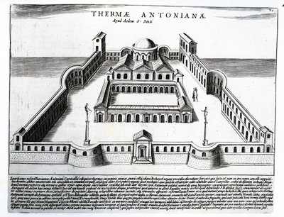 Thermae Antonianae by Italian School