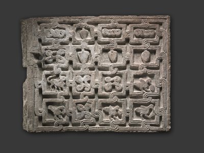Transenna Panel, Lombardic, 700s-800s by Italian School