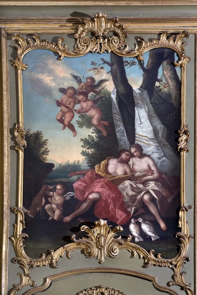 Venus and Adonis by Italian School