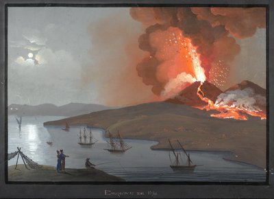 Vesuvius, Eruption of 1794 by Italian School