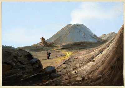 Vesuvius, October, 1880 by Italian School