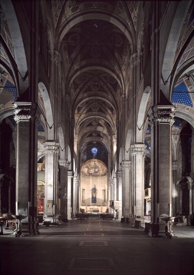 View of Lucca cathedral by Italian School
