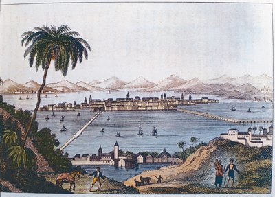 View of Mexico City, 1714 by Italian School
