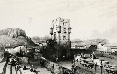 Villa Butera, Bagheria, Sicily, engraving, Italy by Italian School