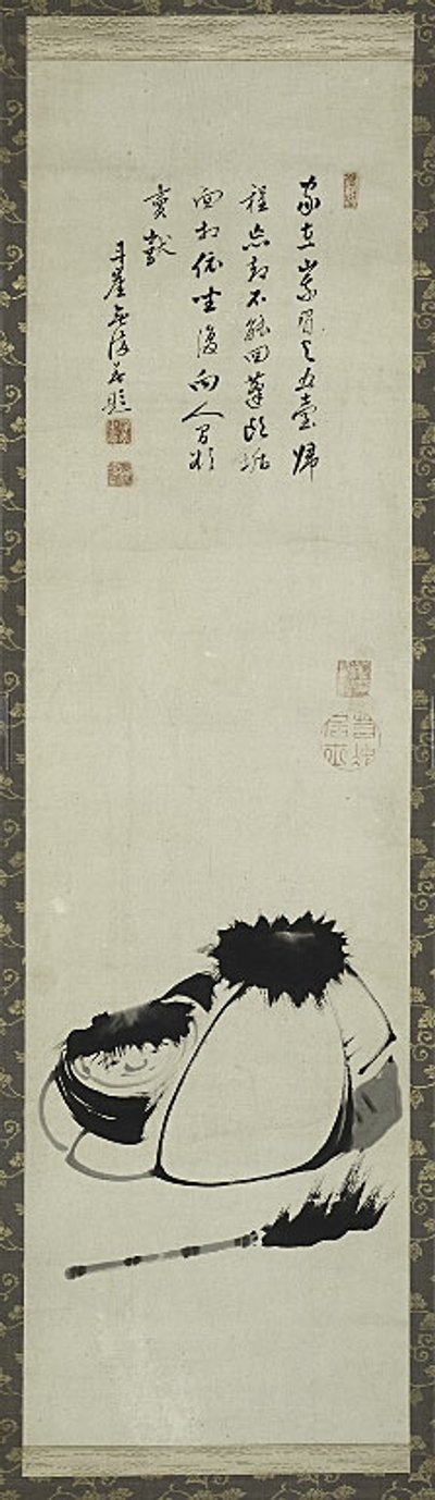 Kanzan and Jittoku by Ito Jakuchu