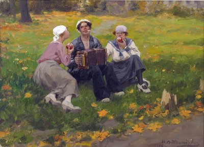 Group of Bolsheviks by Ivan Alexeyevich Vladimirov