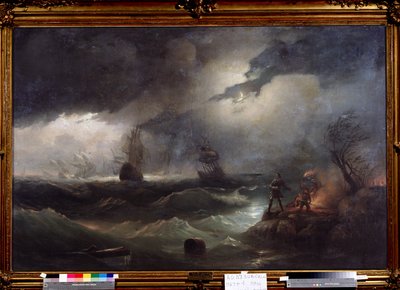 Peter I (the Great) by Ivan Konstantinovich Aivazosky