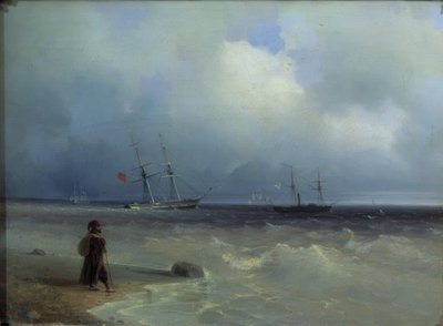 Seacoast by Ivan Konstantinovich Aivazovsky