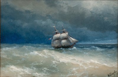 Stormy Sea by Ivan Konstantinovich Aivazovsky