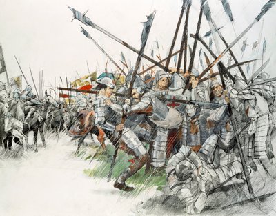 Battle of Flodden Field, 1513 by Ivan Lapper