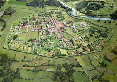 Wroxeter Roman City by Ivan Lapper