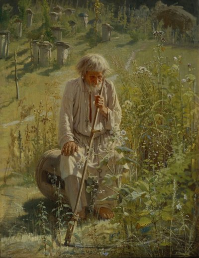 Beekeeper by Ivan Nikolaevich Kramskoy