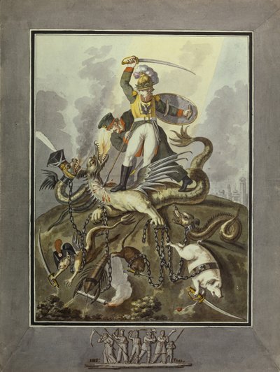 1812. Allegory, 1813 by Ivan Philippovich Tupylev