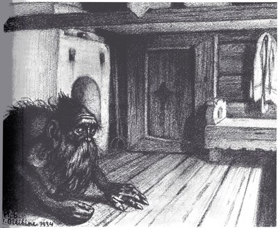 Domovoi, 1934 by Ivan Yakovlevich Bilibin