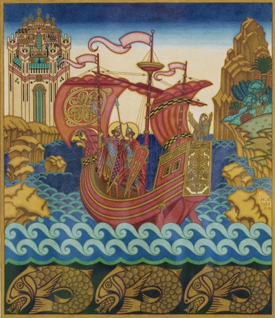 The Ship by Ivan Yakovlevich Bilibin