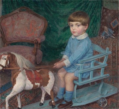 Boy with Horse by Ivan Zabota