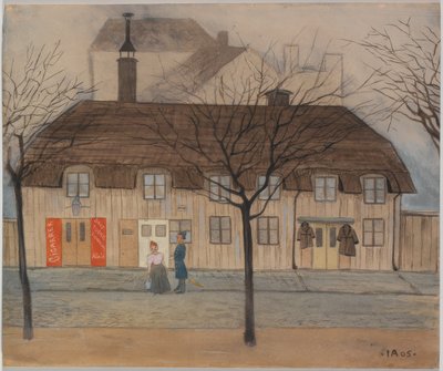 Maid and Policeman by Ivar Axel Henrik Arosenius