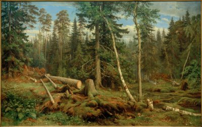 I.I. Shishkin, Logging by Ivan Ivanovich Shishkin