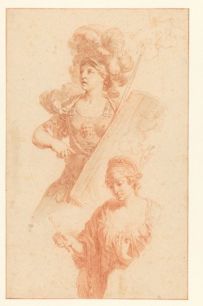 Strength (Fortitudo) and Asia by Izaak Jansz. de Wit