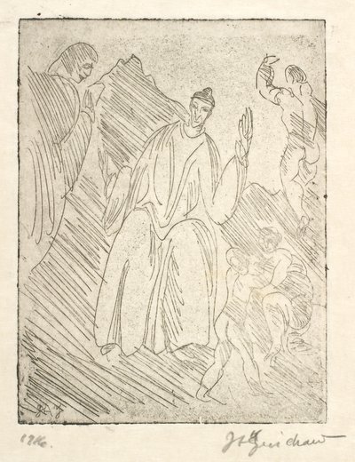 Dante by J.A. Jerichau