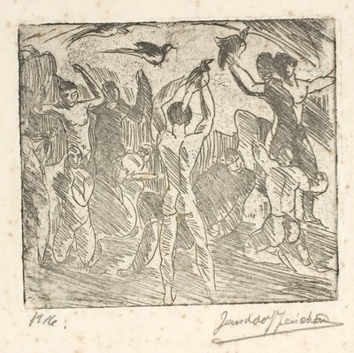 People Seeking Omens by J.A. Jerichau