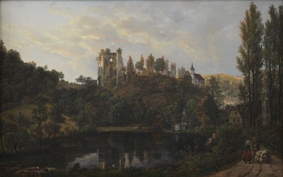 The Castle Ruin at Tharandt by Johan Christian Dahl