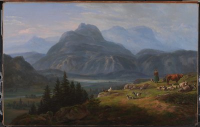 The Etsch Valley near Roveredo by Johan Christian Dahl