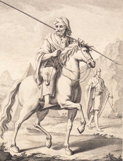 An Arab on Horseback by J.F. Clemens