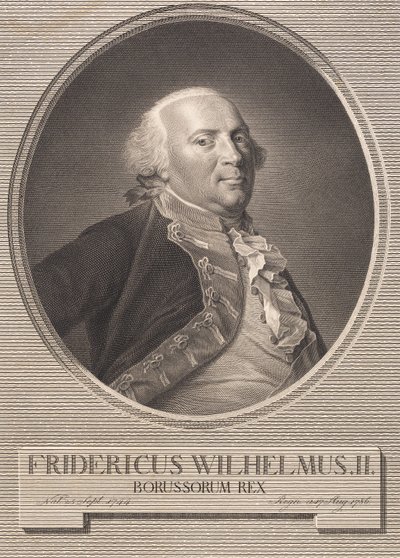 Friedrich Wilhelm II by J.F. Clemens