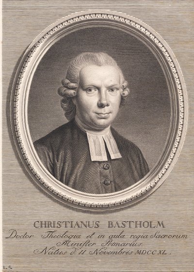 Royal Confessor Christian Bastholm by J.F. Clemens