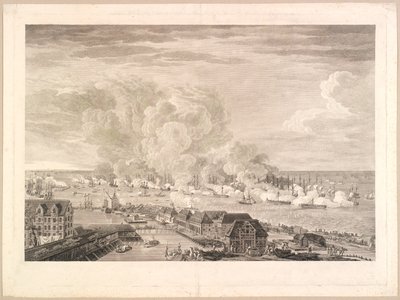 Battle of Copenhagen, April 2, 1801 by J.F. Clemens