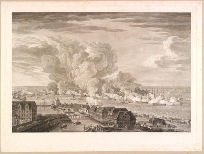 The Battle of Copenhagen, April 2, 1801 by J.F. Clemens