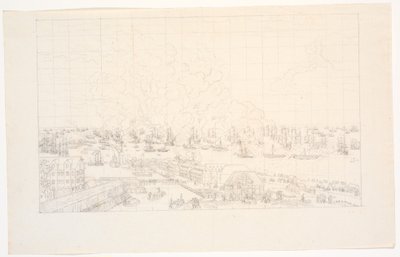 The Battle of Copenhagen, April 2, 1801 by J.F. Clemens