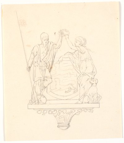 Silence and Loyalty Crown the Schleswig Coat of Arms by J.F. Clemens
