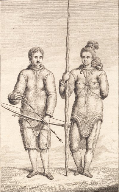 Two Greenlanders by J.F. Clemens