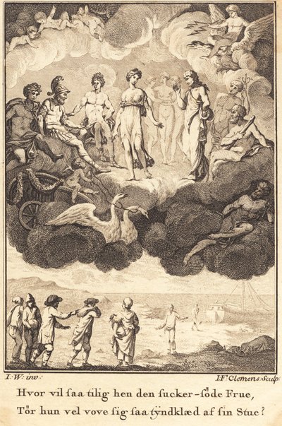 Venus Among the Assembled Gods by J.F. Clemens