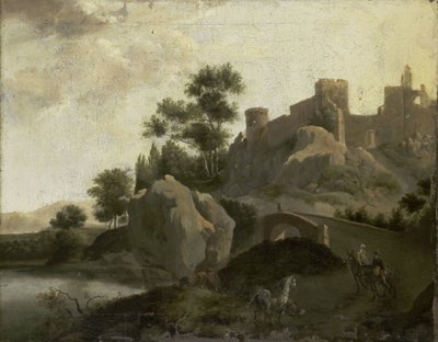 Italian Landscape by J.G. Schieblius