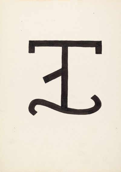 Cattle Brand, c. 1936 by J.Henry Marley