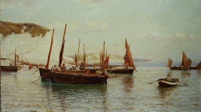 Bell Trawlers Going to Sea by J.J.Hamilton McCullum