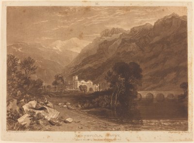 Bonneville, published 1816 by Joseph Mallord William Turner