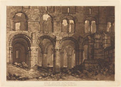 Holy Island Cathedral by Joseph Mallord William Turner