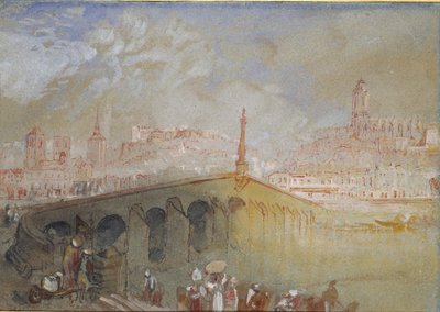 The Bridge at Blois: Fog Clearing, 1826-1830 by Joseph Mallord William Turner