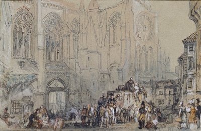 The Church of St Julien, Tours by Joseph Mallord William Turner