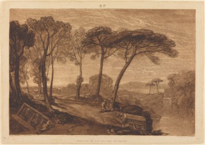 The Temple of Minerva Medica by Joseph Mallord William Turner
