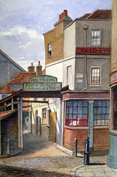 Bell Tavern, Addle Hill, London, 1868 by JT Wilson