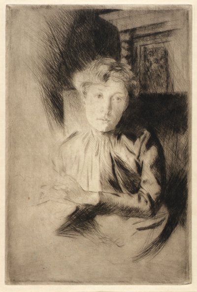 By Candlelight by J. Alden Weir
