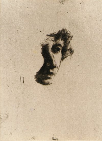 Fragment of a Head by J. Alden Weir