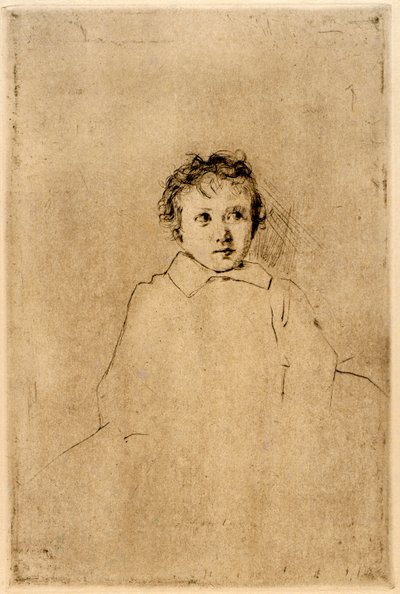 Sketch of a Child by J. Alden Weir