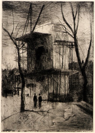 Washington Arch no. 2 by J. Alden Weir